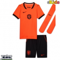 Netherlands Replica Home Minikit World Cup 2026 Short Sleeve (+ pants)